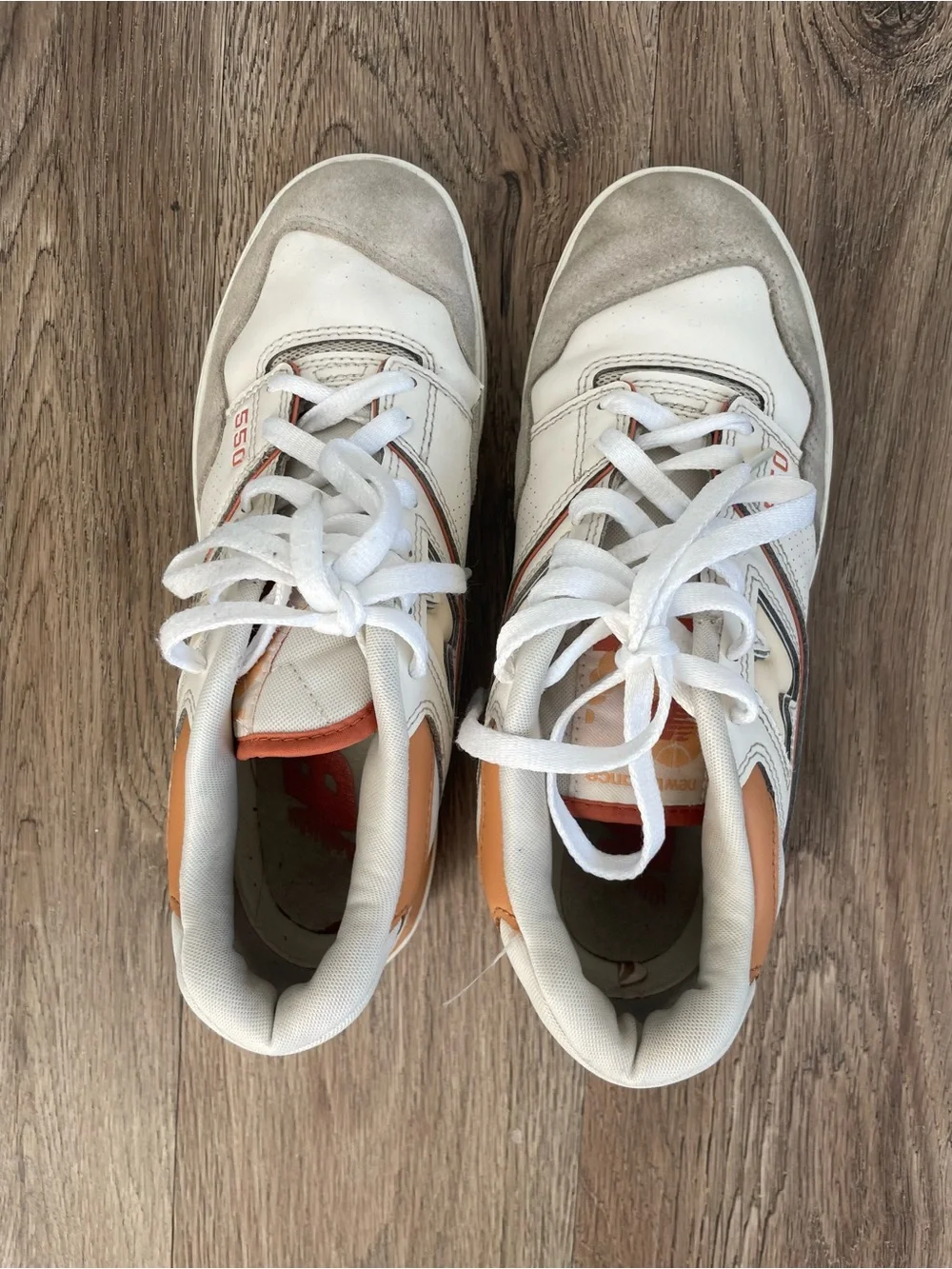 Women Size 8.5 New Balance 550 Au Lait Orange Shoes